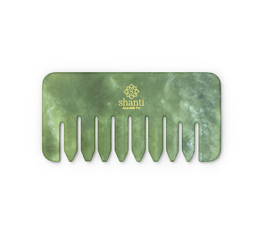 Jade Stone Scalp Comb